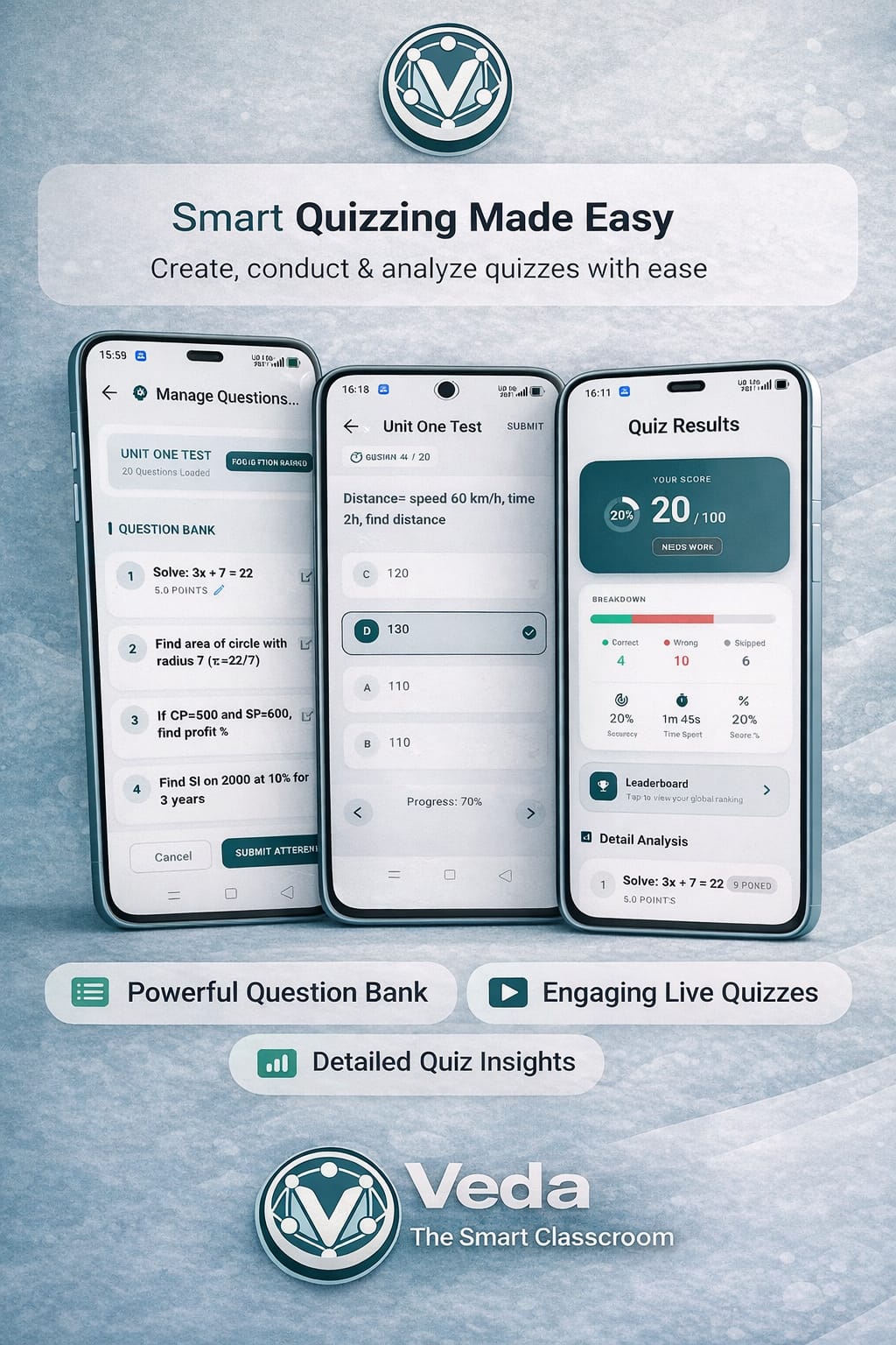 Veda Digital Quiz Engine